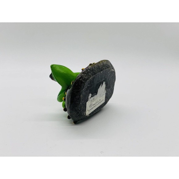 Frog on rock May rich company Figurine Approx 3"x 2.25". - Picture 3 of 15